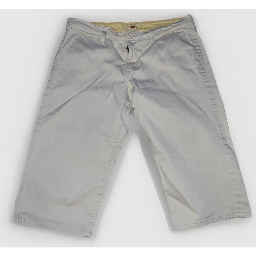 Levi's Womens‎ Size 10 Khaki Denim Chino Capri Jeans